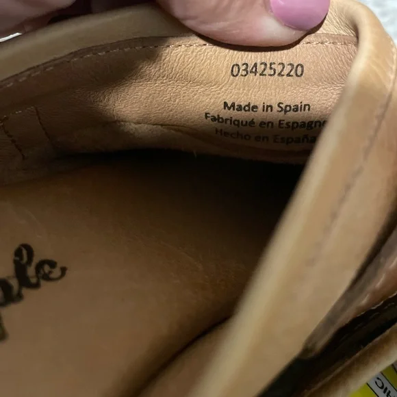 NWOT Free People Culver‎ City Leather Taupe Studded Clogs Sz 38/us8 - Picture 9 of 11